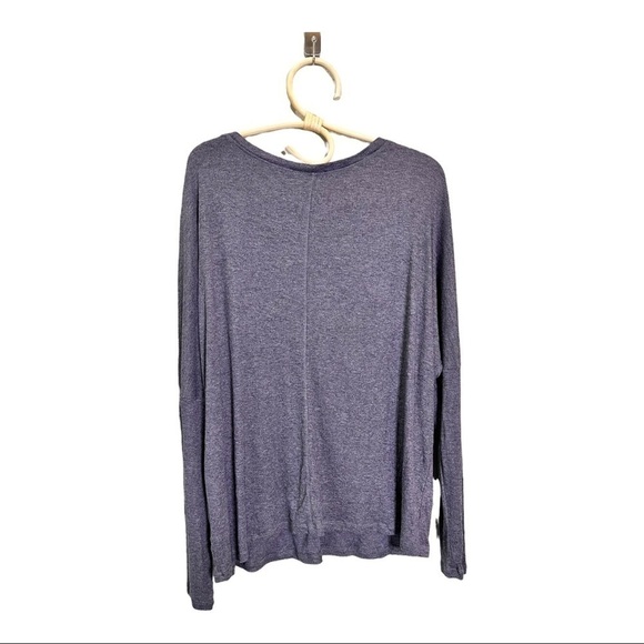 H by Bordeaux Women’s Light Crewneck Ribbed Gray Athleisure Medium NEW - Picture 2 of 11